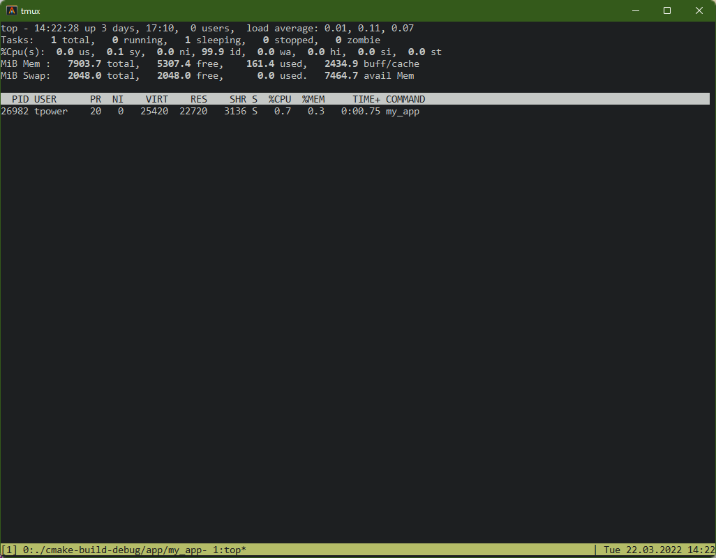 Top displaying just one